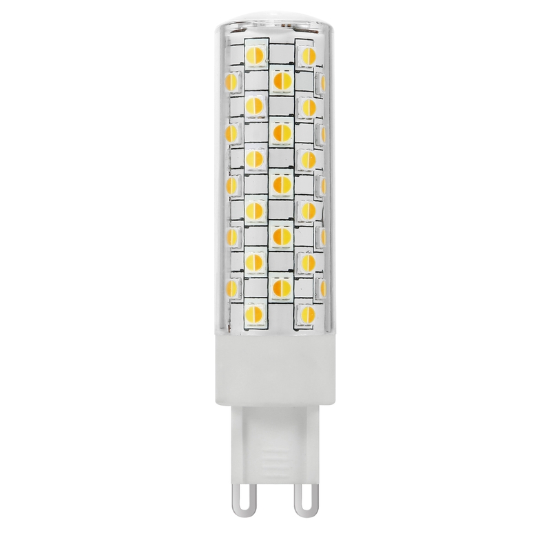 Ceramic AC100-240V Dim to warm 2200-3000K G9 LED Bulb 6.5W 800lm with 3 Years warranty