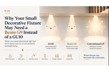 Why Your Small Decorative Fixture May Need a Beam G9 Instead of a GU10
